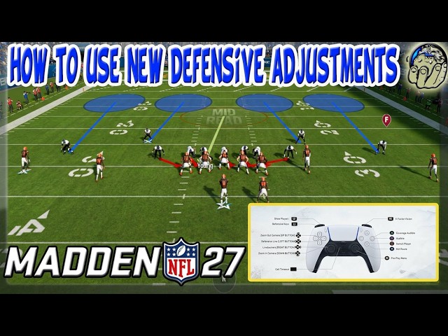 Madden 27 - How To Use The NEW Defensive Adjustments in Madden NFL 27 Gameplay
