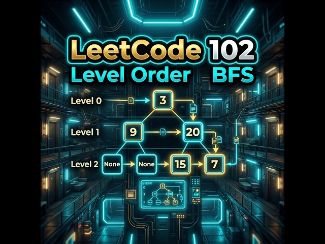LeetCode 102: Binary Tree Level Order Traversal in less than 5 minutes | BFS Algorithm