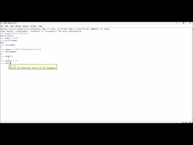Python Built-In Functions