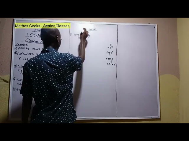 Logarithm 1 |  Change Of Base