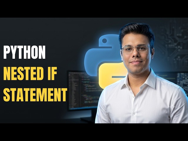 Python Mastery #15 | Python Nested If Statements Explained | Build Multi-Level Decision Making ☕