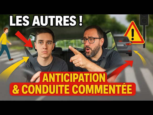 Commented driving: Learn to anticipate like a pro (Driving license 🚗