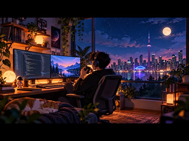 The Perfect Coding Atmosphere 🎧 Relaxing Lofi Beats for Late Nights