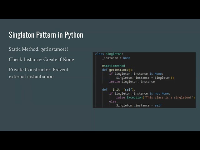 Introduction to Singleton Pattern