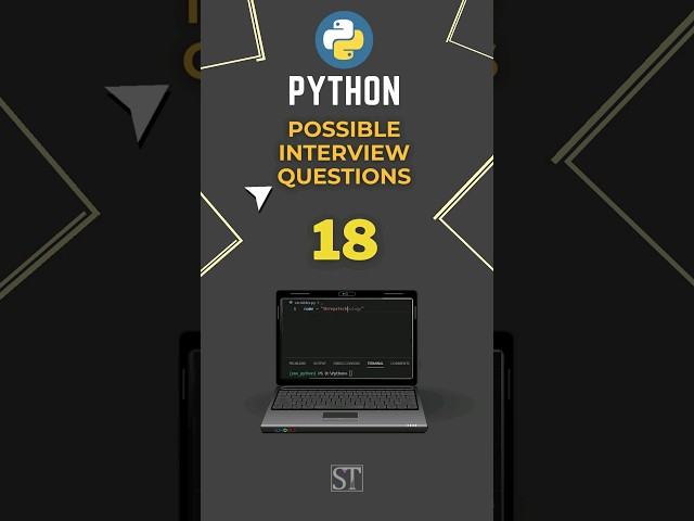 Python Interview Questions - What is Docstring #python  #codingshorts #pythoninterview #shorts