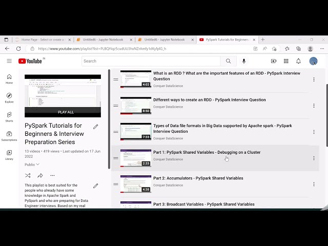 PySpark DataFrame API - PySpark Tutorials for Beginners