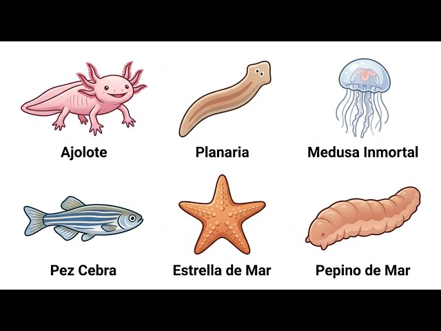 Every Animal That Can Regenerate Its Body