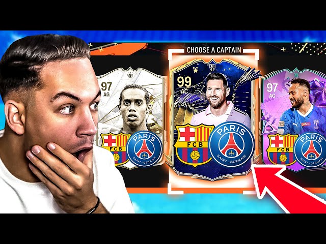 UNE DRAFT 100% PSG - BARCA !! FC24