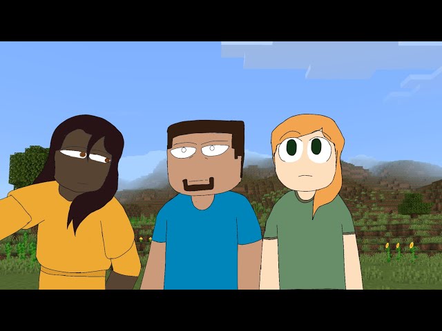 When the expert tries to teach the veteran (Minecraft animation)