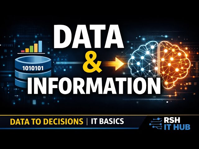 DATA AND INFORMATION | DATA TO DECISIONS | IT BASICS