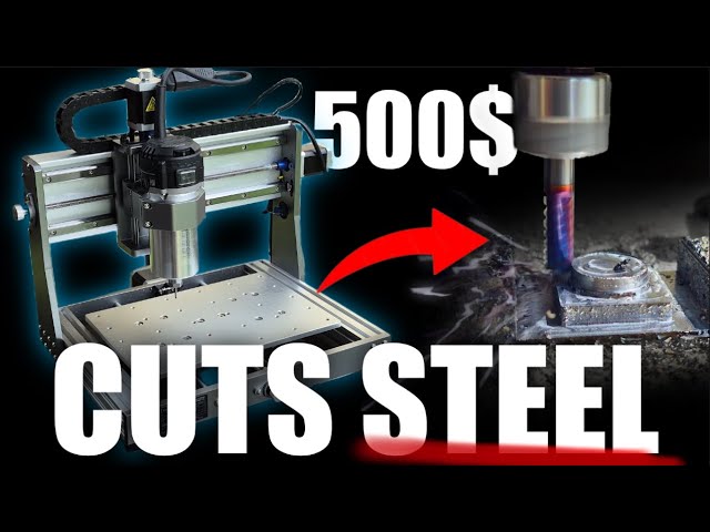 $500 CNC Machine Cuts STEEL?? Sainsmart 3020 Pro Ultra Review