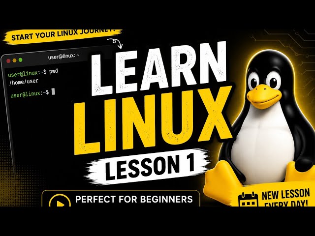 Learn Linux from Scratch | Lesson 1 | 5 Basic Linux Commands for Beginners