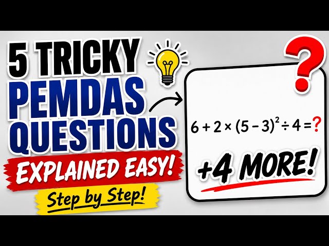 5 SAT PEMDAS Questions Most Students Get Wrong #PEMDAS #SATMath #OrderOfOperations