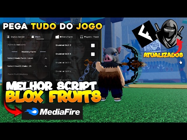 SAIU AGORA!!💥 NOVO SCRIPT BLOX FRUITS PARA CELULAR NOVAS FUNÇÕES AUTO FARM - (MOBILE e PC)