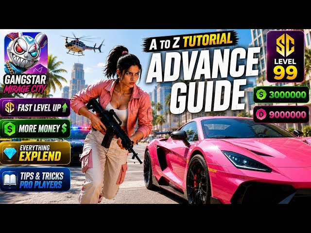 Gangstar Mirage City TUTORIAL | Everything You Need to Know | Become a PRO Player
