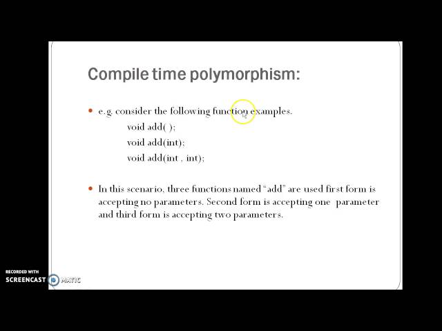 polymorphism