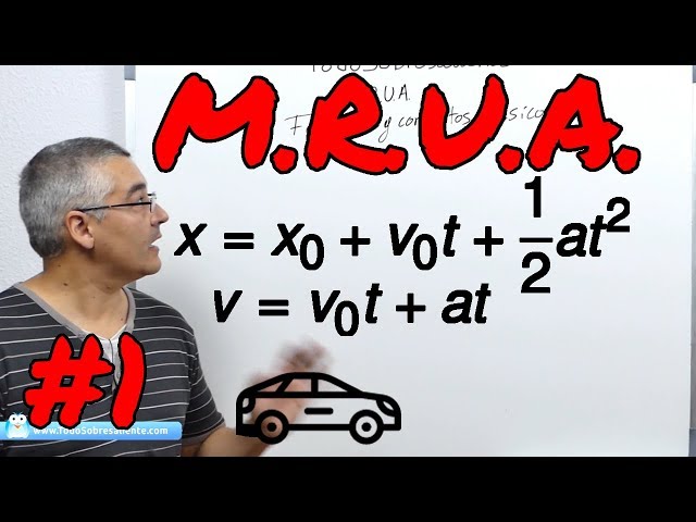 M.R.U.A.  M.R.U.V Movimiento rectilíneo uniformemente acelerado o variado.  Conceptos básicos.