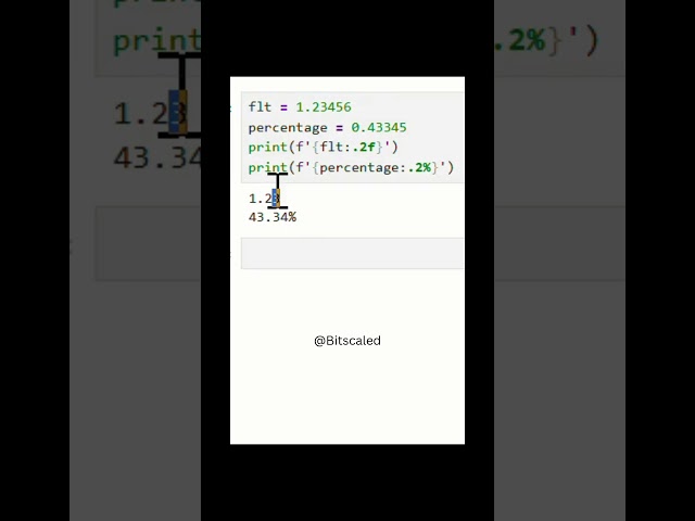 Format string in python!