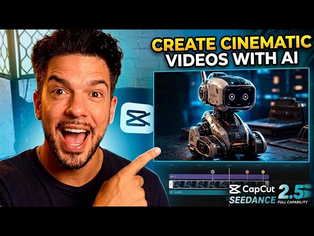 How to Create and Edit an AI Video in CapCut PC | Seedance 2.5 Tutorial 