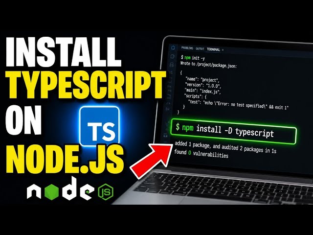 How to install TypeScript on Node.js projects - Quick Tutorial