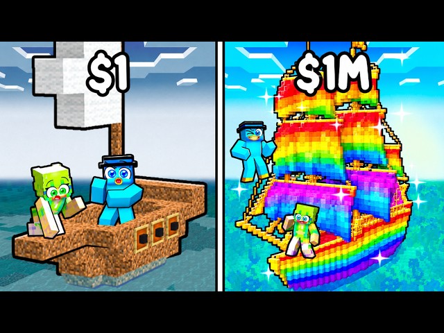 Barco Pirata de POBRE a RICO en Minecraft!