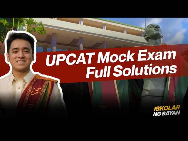 UPCAT Mock Exam Full Solutions