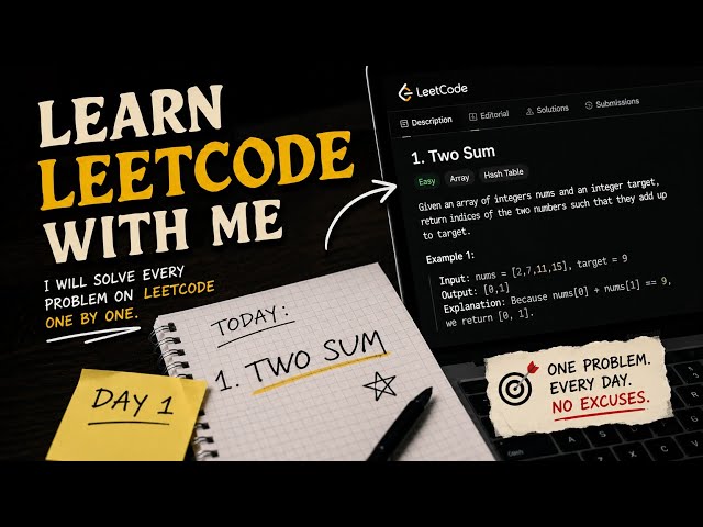 trying 1 leetcode problem everyday