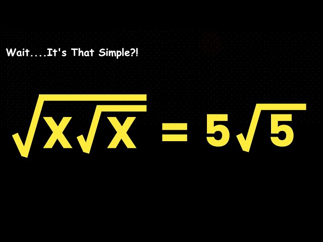 It Equals THAT?!.......No Way!