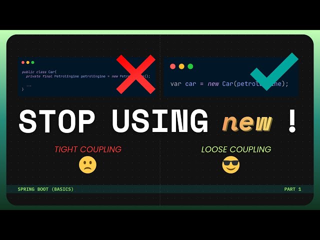 Stop using 'new': The Real Reason Spring Framework Exists (Part 1)
