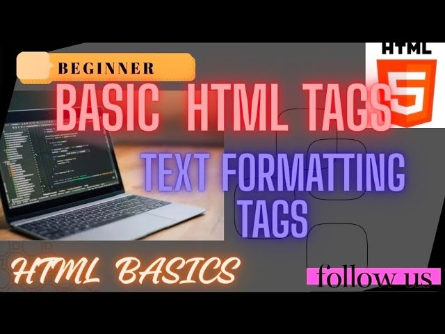Basic html tags | text formatting tags | html tutorial part-2