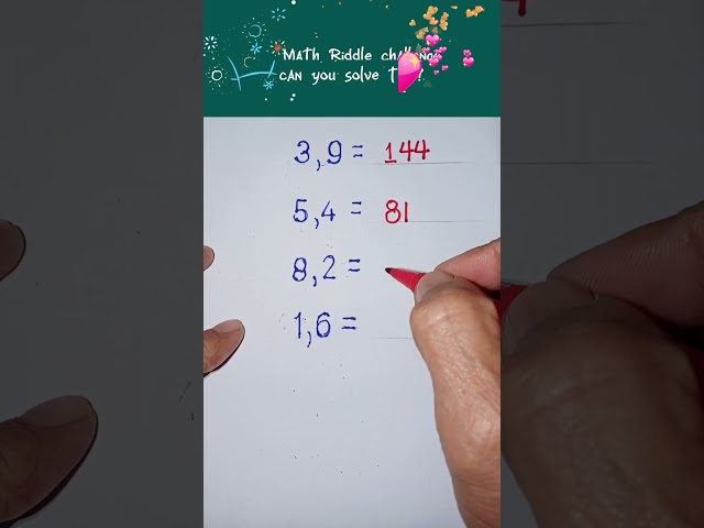 math Riddle challenge‼️ comment your answer below‼️ #mathriddle #braintestsolution #mathbrainteaser