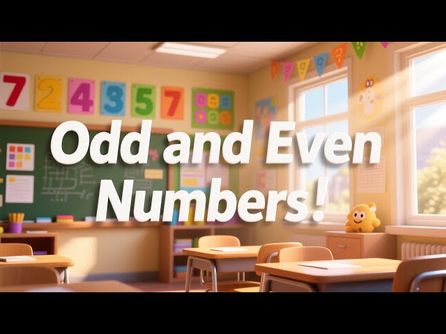Odd & Even Numbers Song | Easy Math for Kids | Learn Numbers Fast