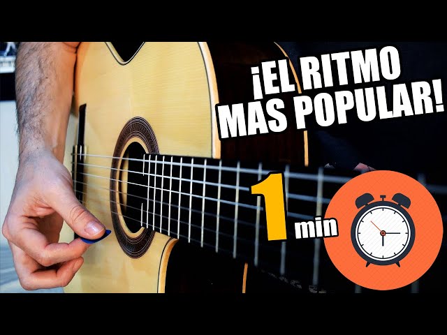 Aprende el RITMO mas USADO en la guitarra ¡en solo 1 minuto!