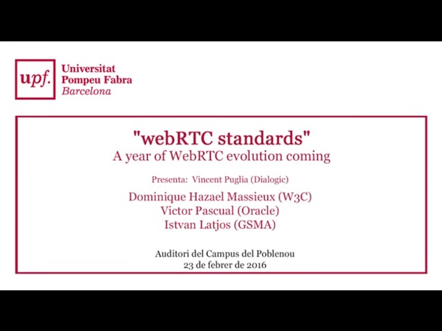 WebRTC standards