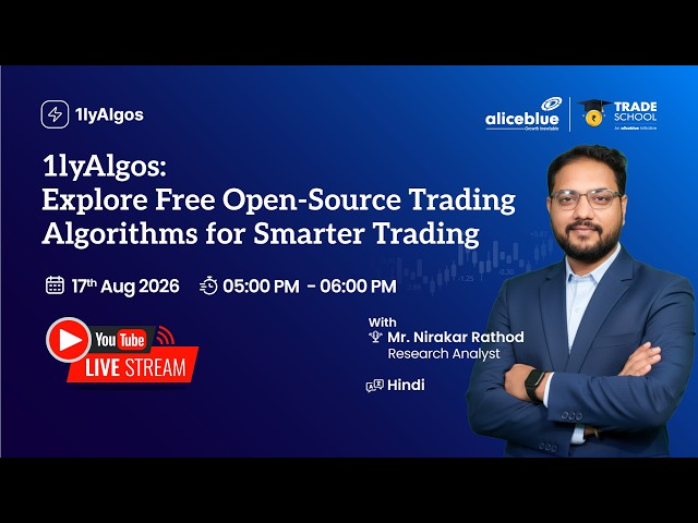 1lyAlgos Explained: Explore Free Open-Source Trading Algorithms | LIVE Webinar