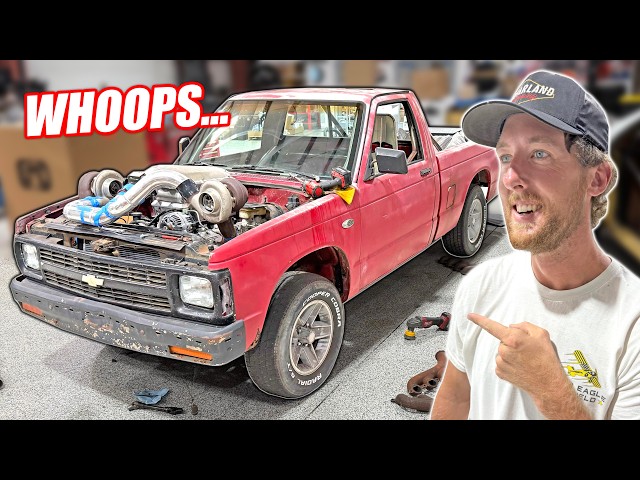 Cheap Racecar Challenge Ep.7 - The Sideways Turbo Disaster... Jackstand's 240 Is Alive!!!