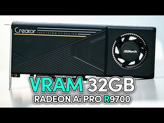 RADEON Ai PRO R9700 32GB Game Performance Test I QHD & UHD