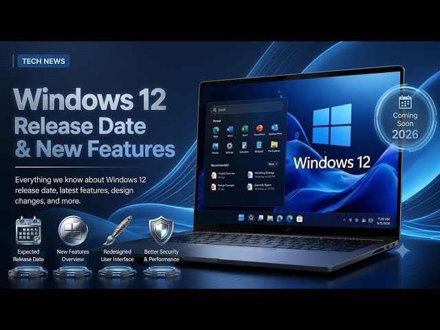 WINDOWS 12 IS HERE ? ( Release date & New Features ) #windows12 