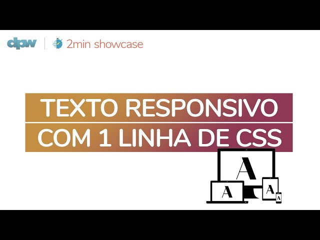 Texto Responsivo com 1 Linha de Código: CSS clamp()