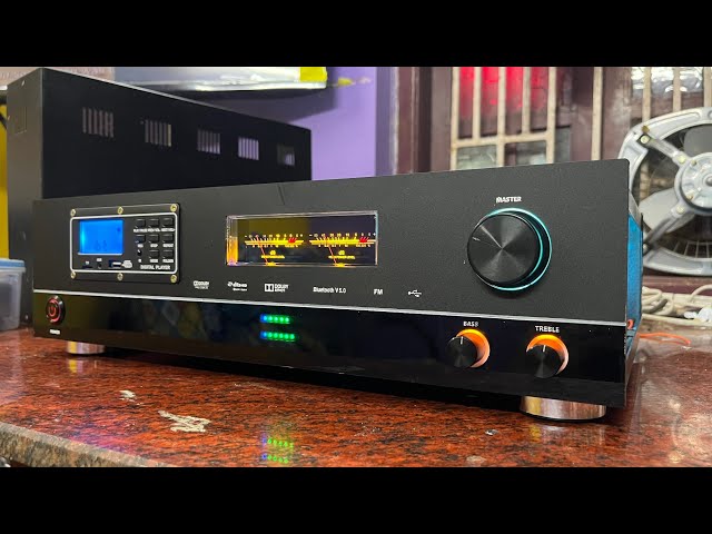 STEREO AMPLIFIER | 700 Watts | Analog and Digital VU Meter | Own designed boards