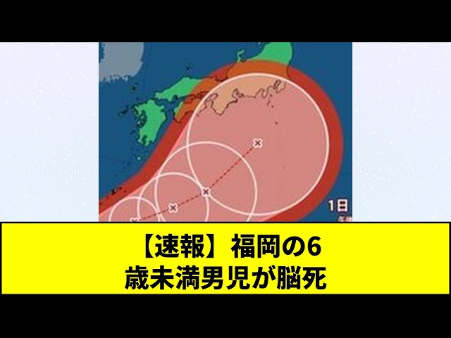 [Public Reaction] [Breaking News] Brain death declared for boy under 6 in Fukuoka... Family conse...