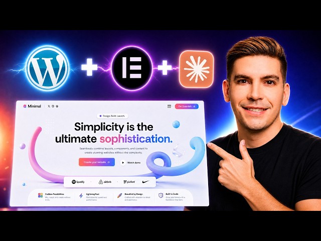 I (REALLY) Built a WordPress Website in 2026 Using Claude Design & Elementor