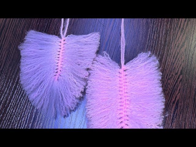 How to make a leaf out of thread. Soft leaf as a decoration.
