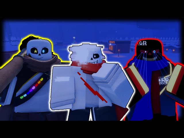 [Code/Gamepass] Ink!Sans Pack / Error!Sans Pack [Showcase] [Undertale : Arena]