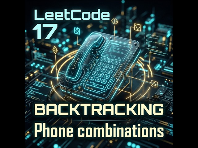 LeetCode 17: Letter Combinations of a Phone Number in less than 5 minutes | Backtracking