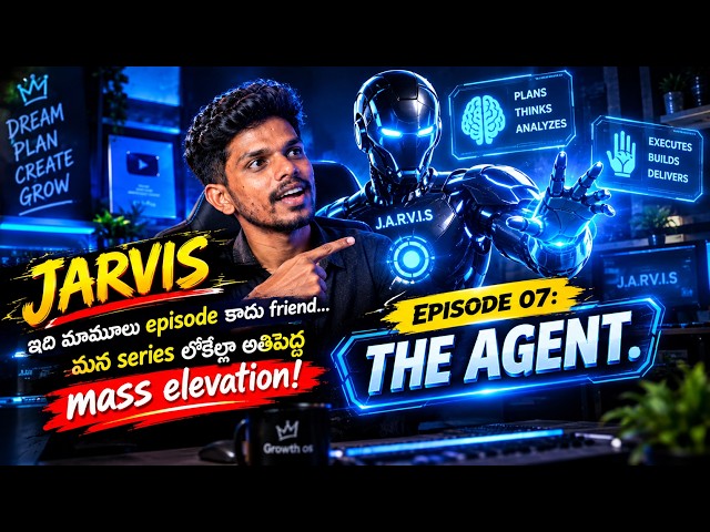 I Gave My JARVIS a BRAIN That PLANS! 🧠 | AI Agent Build | Ep 7 Telugu