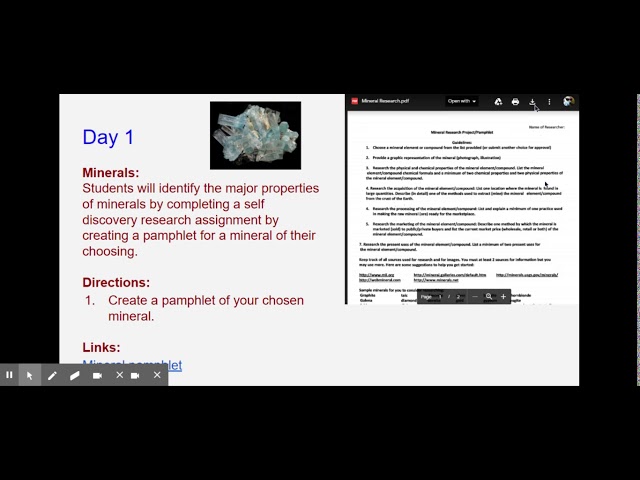High School Science - Earth Science Lesson 1