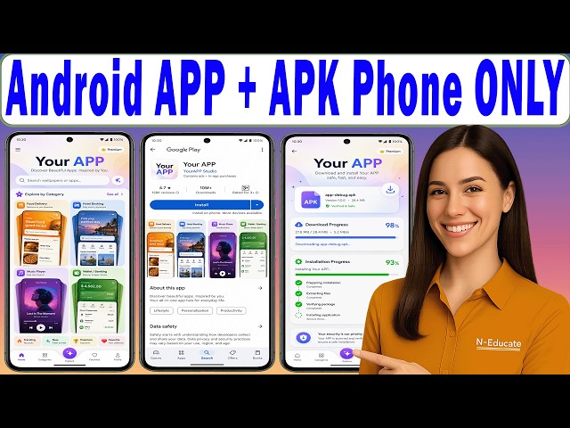 Build Android App in Google AI Studio & Get APK on Phone