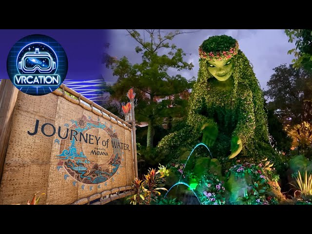 POV Moana: Journey of Water Walkthrough Day & Night in 3D at EPCOT