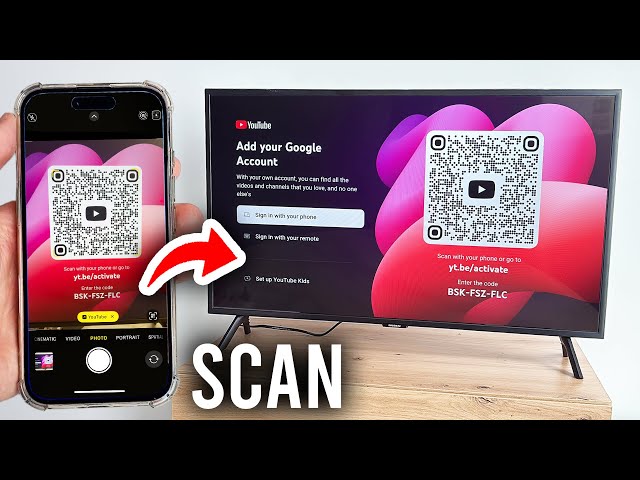 How To Scan YouTube QR Code On TV - Step By Step